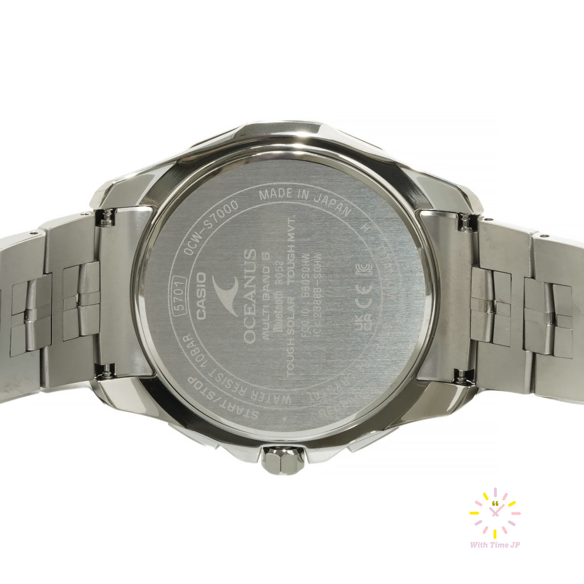 Casio Oceanus Manta OCW-S7000-1AJF Solar Chronograph Watch. – With