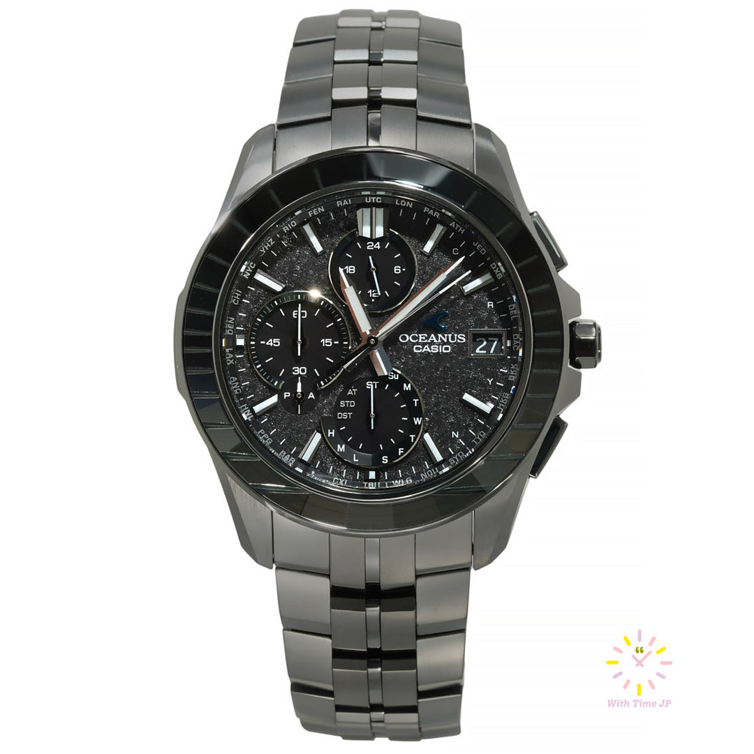 CASIO OCEANUS OCW-S7000CN-1AJF,Solar-Powered  watch, Men's Watch,from front