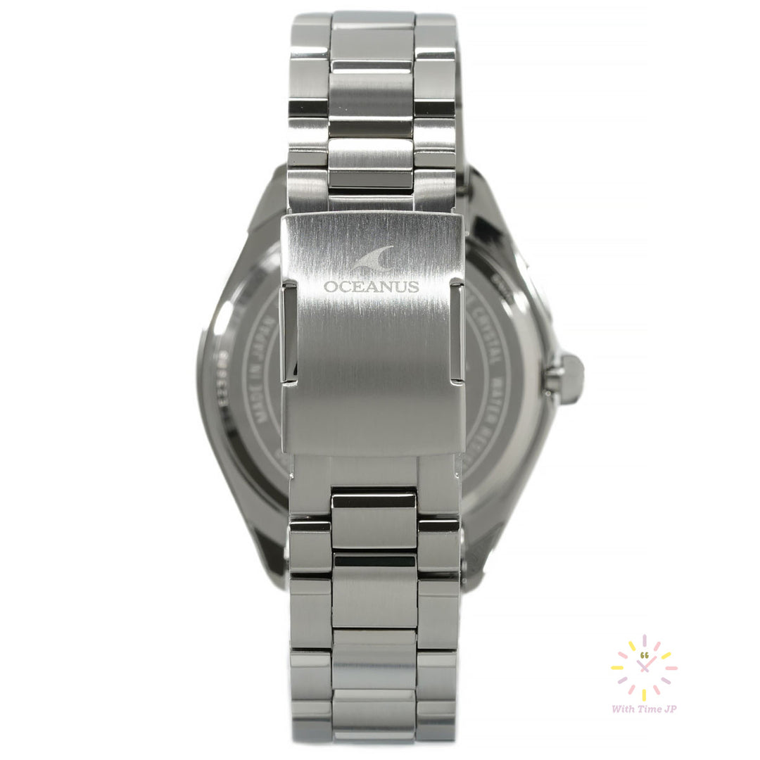 CASIO OCEANUS OCW-T200S-7AJF Stainless steel band and buckle.