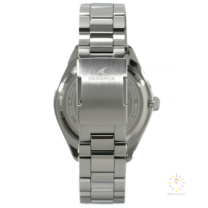 CASIO OCEANUS OCW-T200S-7AJF Stainless steel band and buckle.