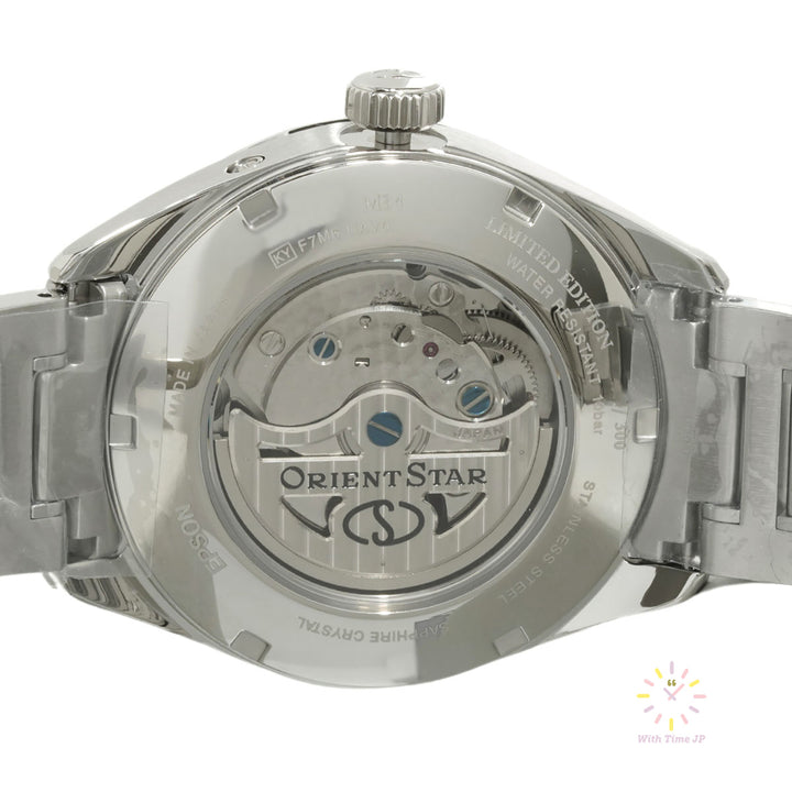 Backsid of the case of ORIENT STAR RK-AY0201A