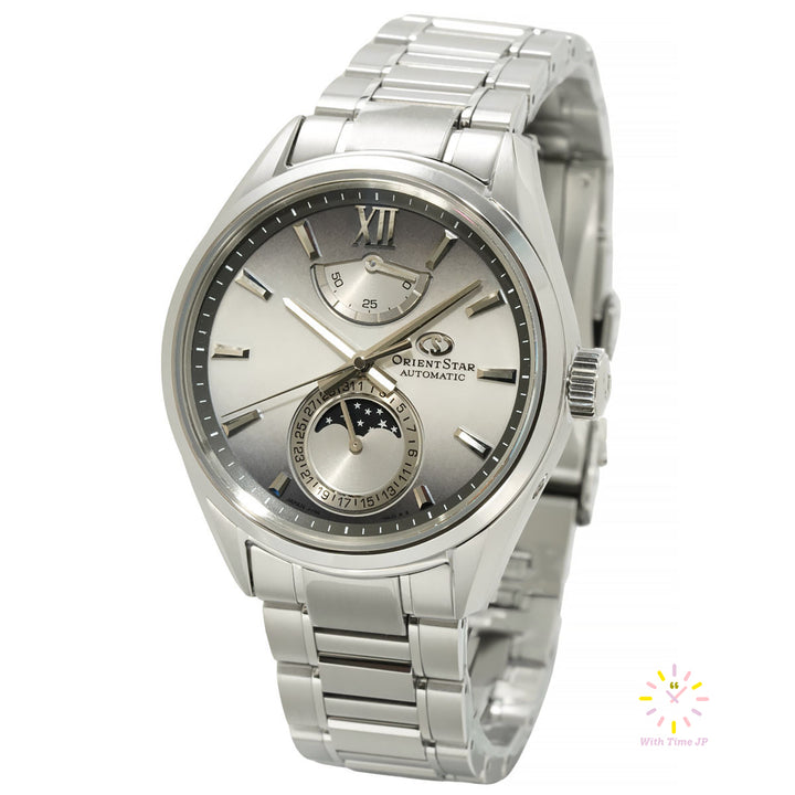 ORIENT RK-AY0201A Automatic Men's Watch, stainless steel case, Mother-of-pearl Dial,stainless steel Band.
