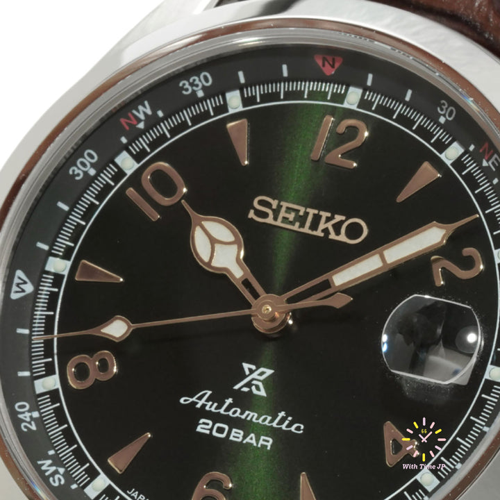 SIKO PROSPEX SBDC09,Close-up of Green Dial