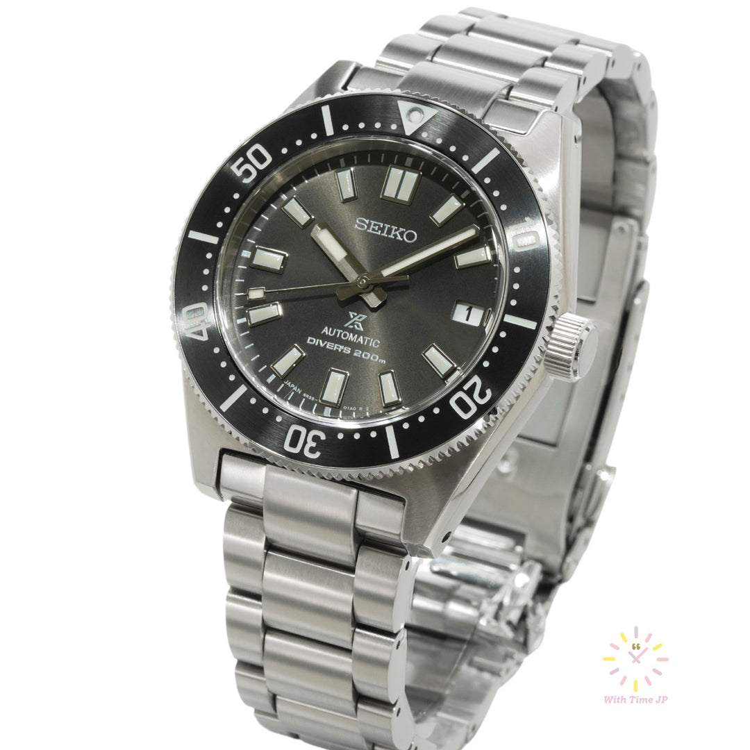 Seiko Prospex Diver Scuba SBDC101,Oblique angle from crown side