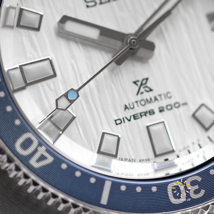 Seiko Prospex Automatic Diver Scuba SBDC169,Close-up of white Dial #2
