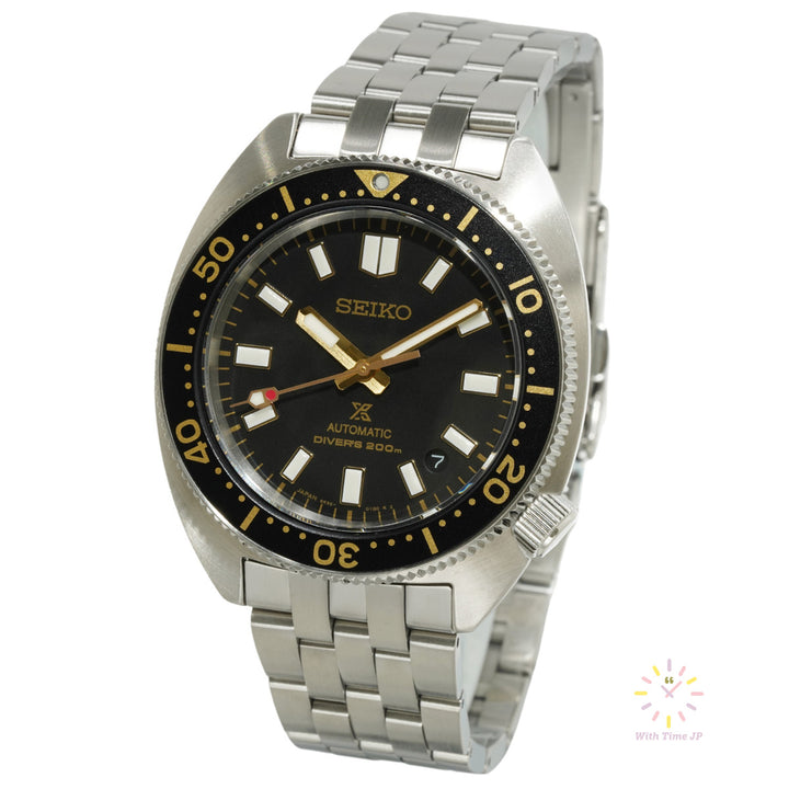 Seiko Prospex Automatic Diver's SBDC173,mechanical watch, Men's Watch,  stainless steel case, Black Dial,stainless steel Band.