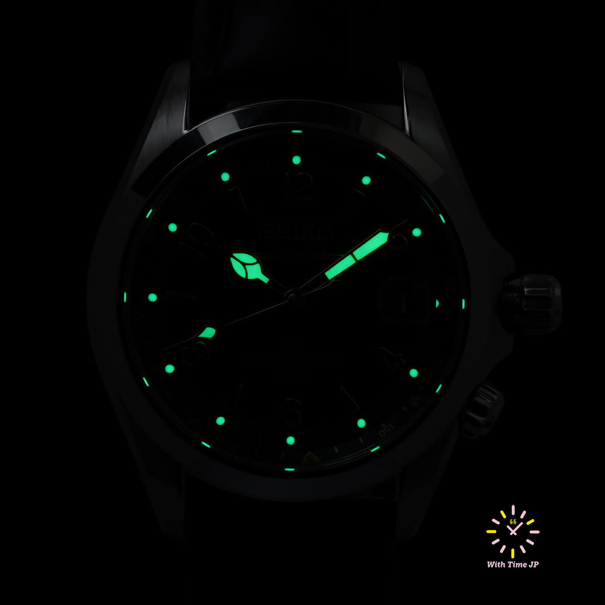 Seiko Alpinist Automatic Date SBDC211 Green dial Made in Japan