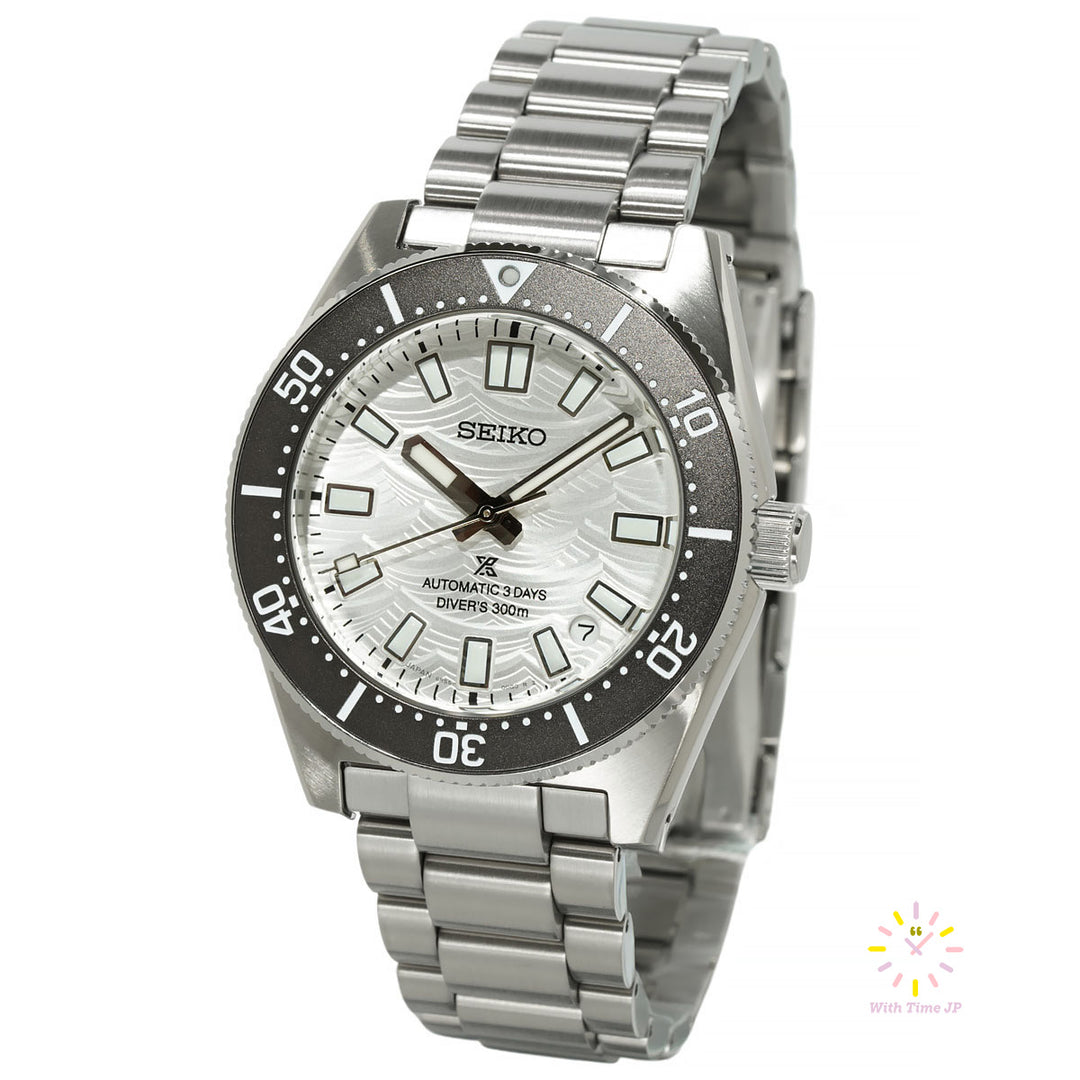 Seiko Prospex Automatic Diver's SBDC213,mechanical Men's Watch, stainless steel case, silver Dial,stainless steel Band.