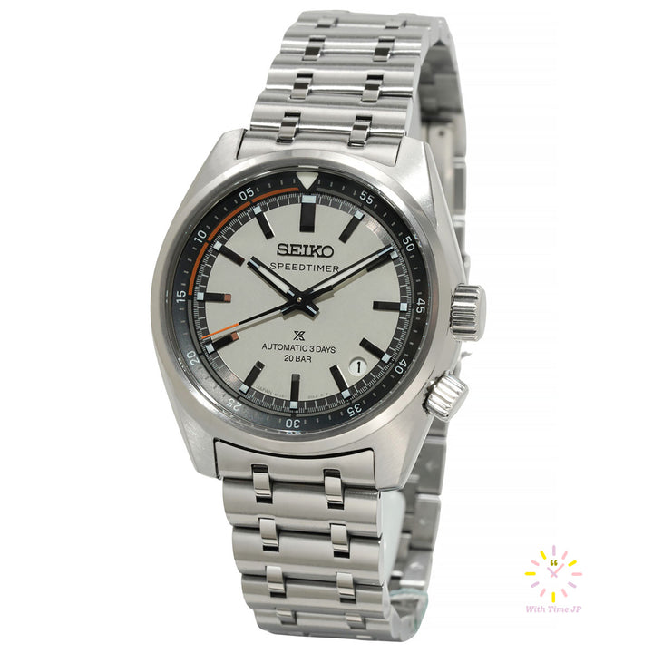 Seiko Prospex Automatic Speedtimer SBDC215,Mechanical  watch, Men's Watch, stainless steel case, gray Dial,stainless steel Band.