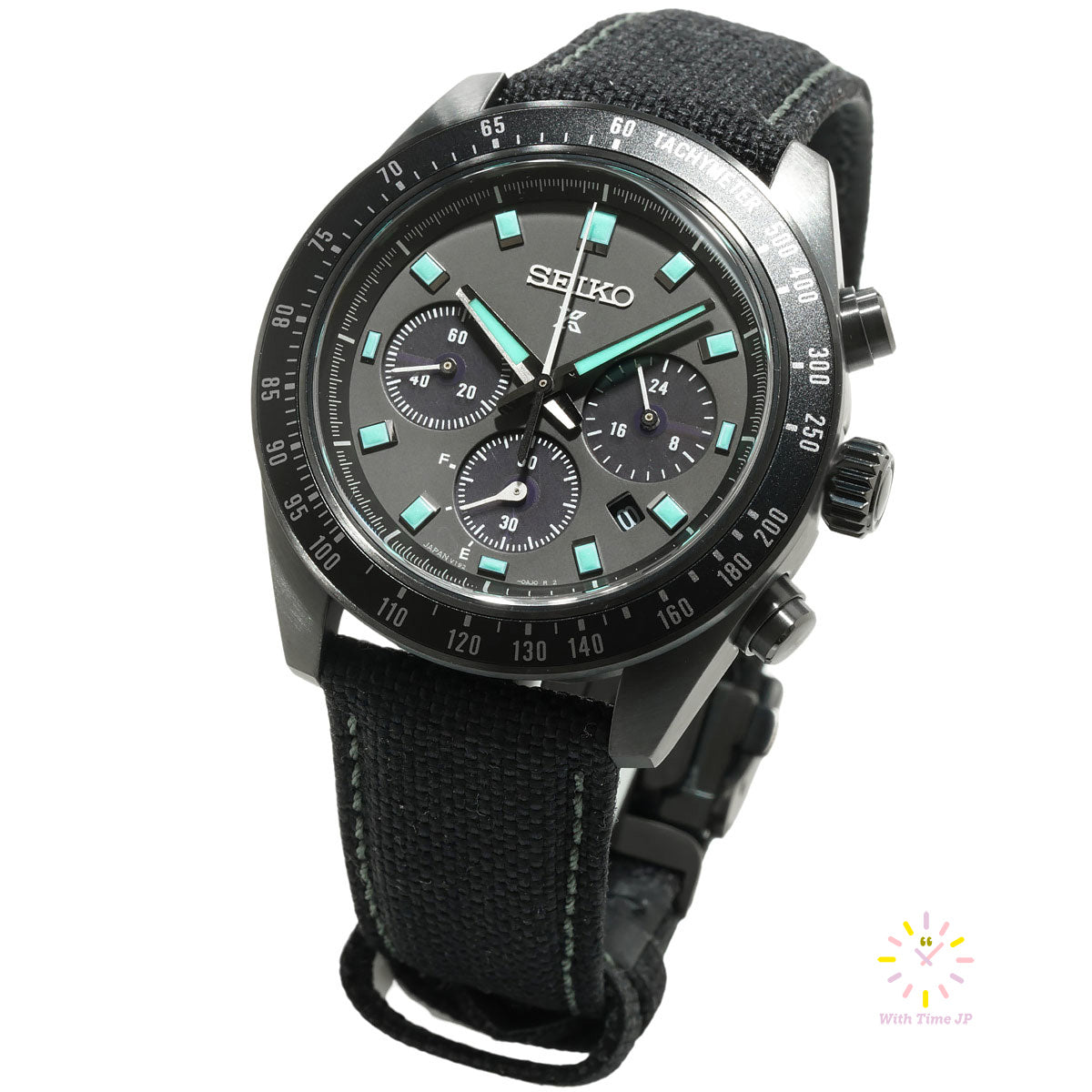 SEIKO PROSPEX SBDL105 Speedtimer Solar Chronograph Night Vision