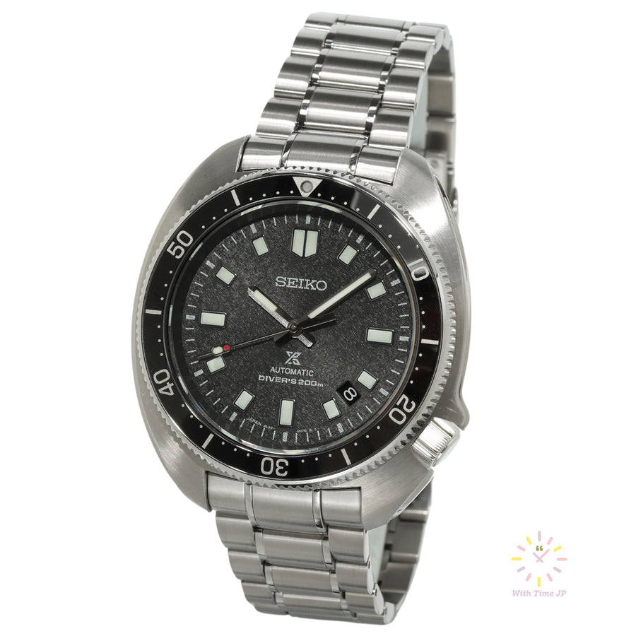 SEIKO Prospex SBDX047 automatic diver's watch, Stainless steel case, Stainless steel triple link band, Charcoal gray dial.