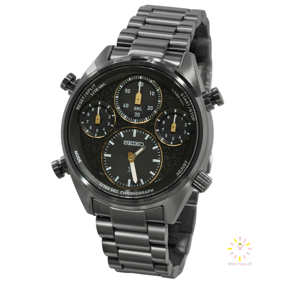 SEIKO PROSPEX SBER007, Men's Watch, Stainless steel case, Black Dial,Stainless steel Band.