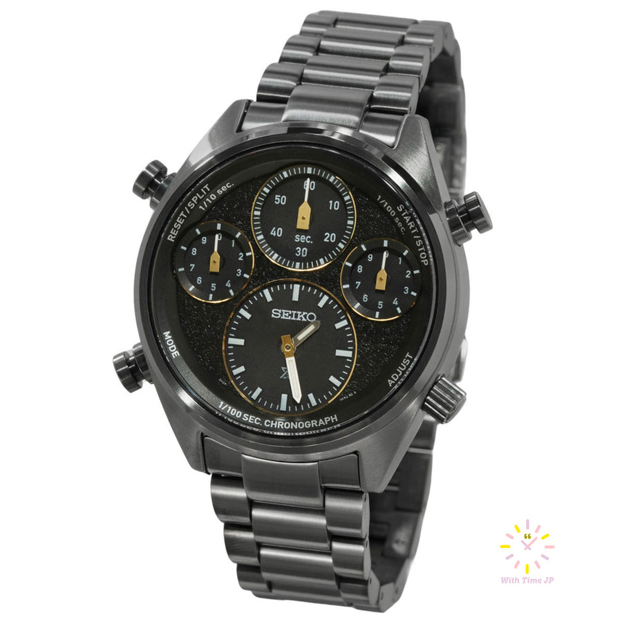 SEIKO PROSPEX SBER007, Men's Watch, Stainless steel case, Black Dial,Stainless steel Band.