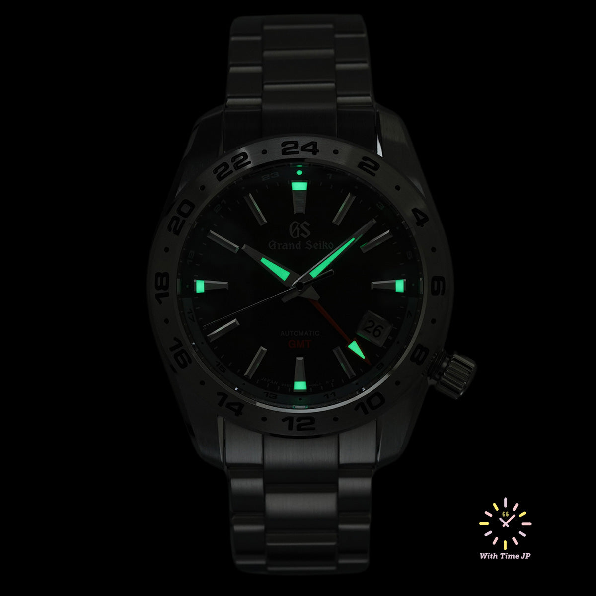 Grand Seiko Automatic GMT SBGM247 – With Time JP