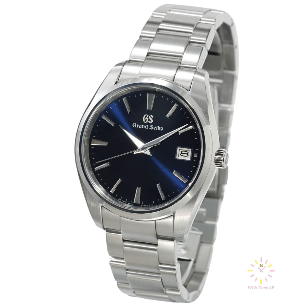 Grand Seiko SBGP013,Quartz Men's Watch, Stainless Steel Case,Triple-link Stainless Steel Bracelet,Navy blue Dial.