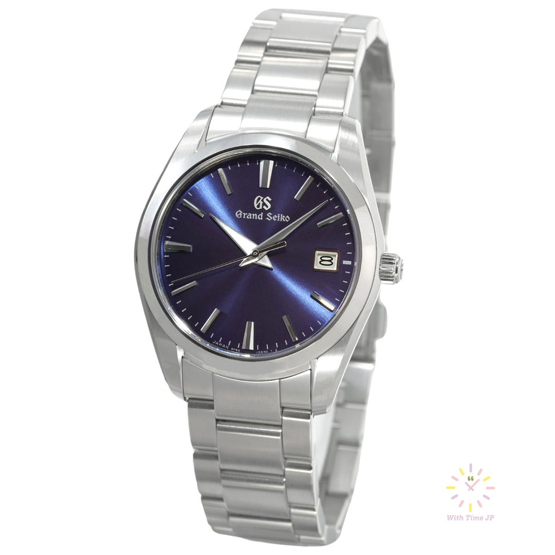 Grand Seiko SBGX265,Quartz Men's Watch, Stainless Steel Case,Triple-link Stainless Steel Bracelet,Blue Dial.