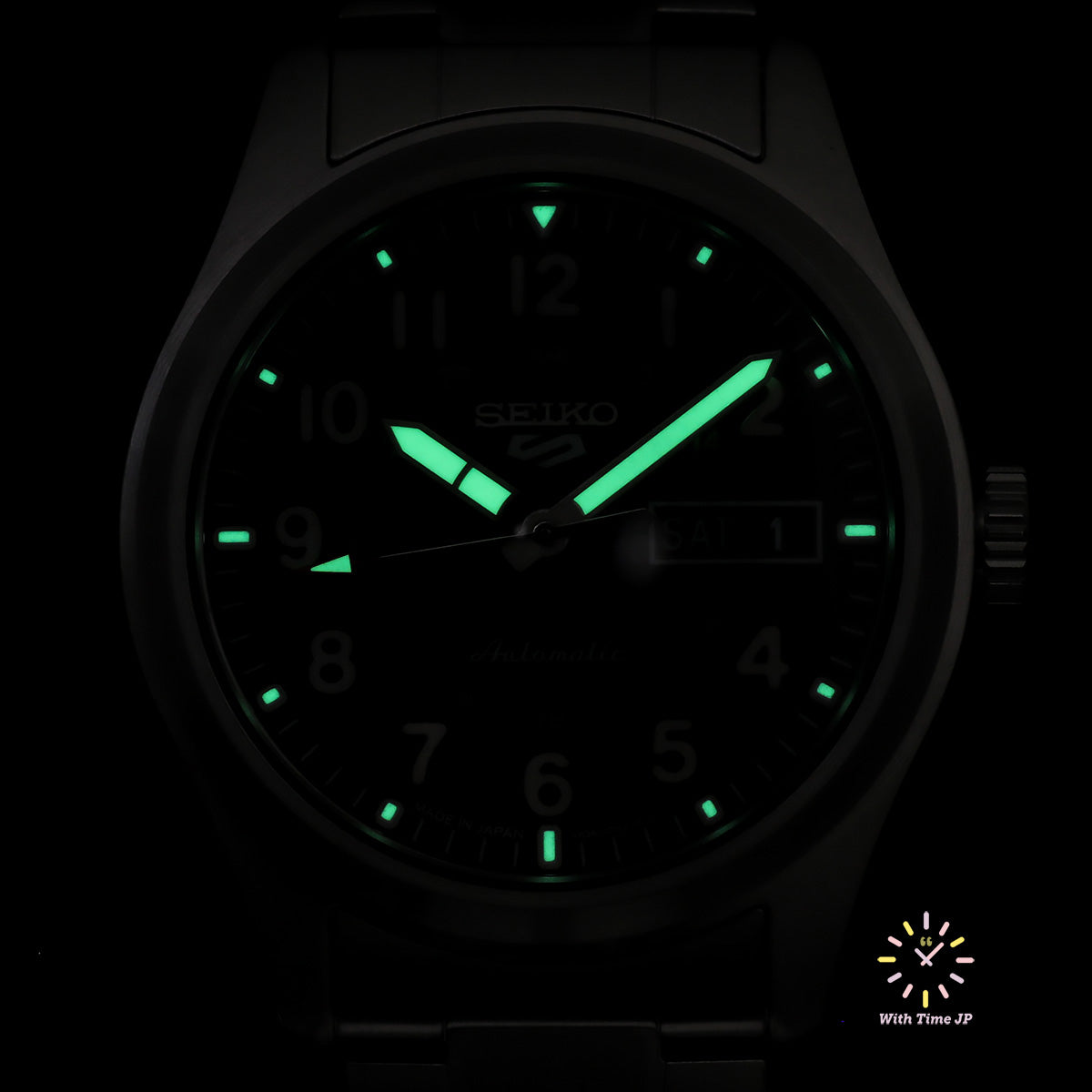 Seiko 5 Sports Day Date Automatic SBSA111 JDM watches with kanji