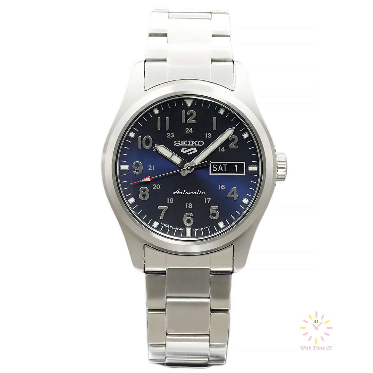 Seiko 5 Sports Day Date Automatic SBSA113 Blue dial Made in