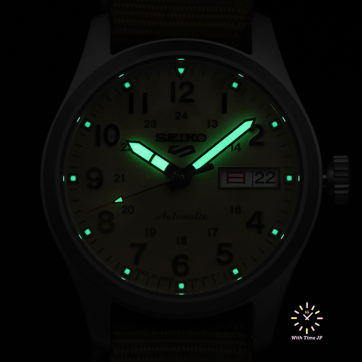 Seiko 5 Sports Day Date Automatic SBSA199 JDM watches with kanji