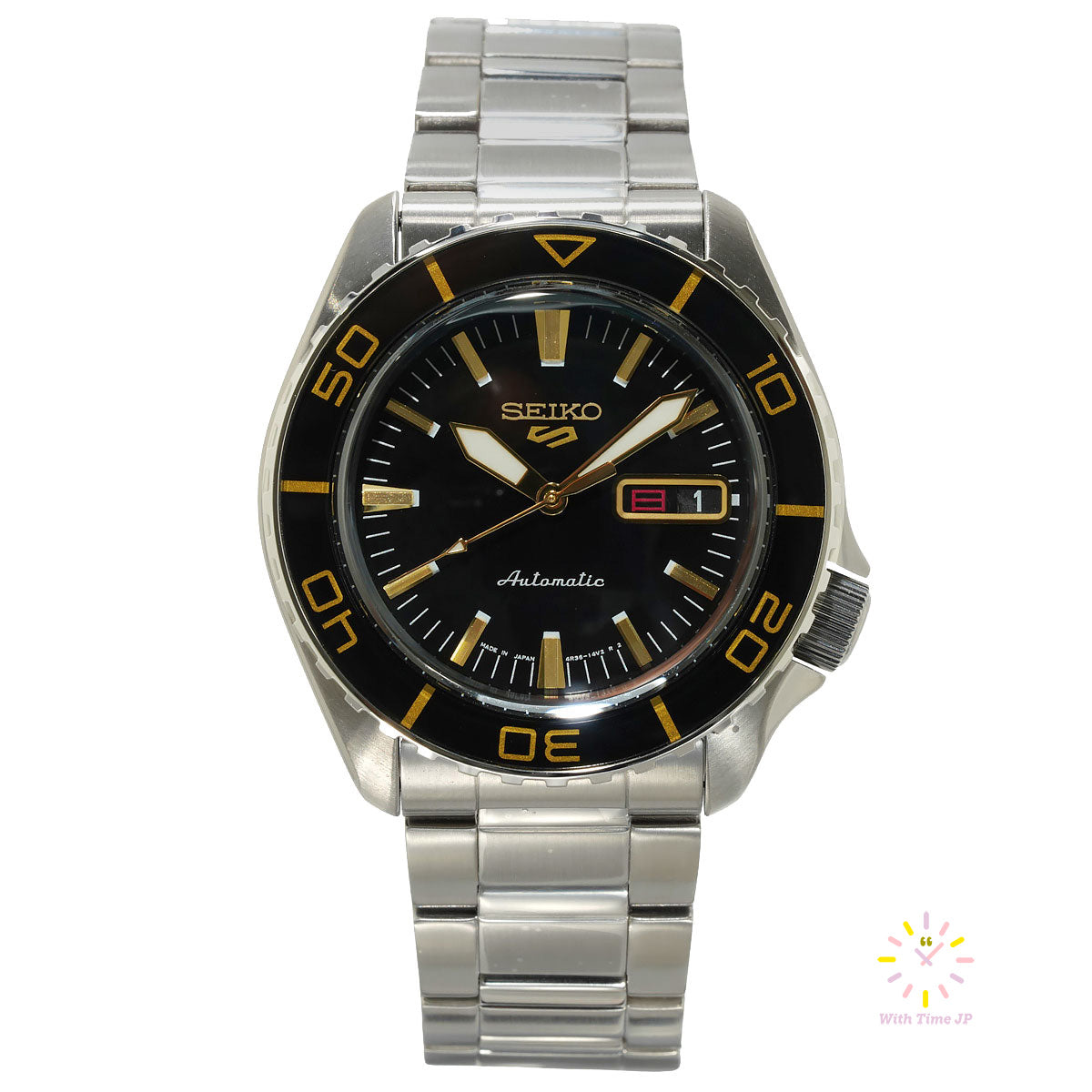 Seiko 5 Sports SKX series SBSA261 JDM watches with kanji date
