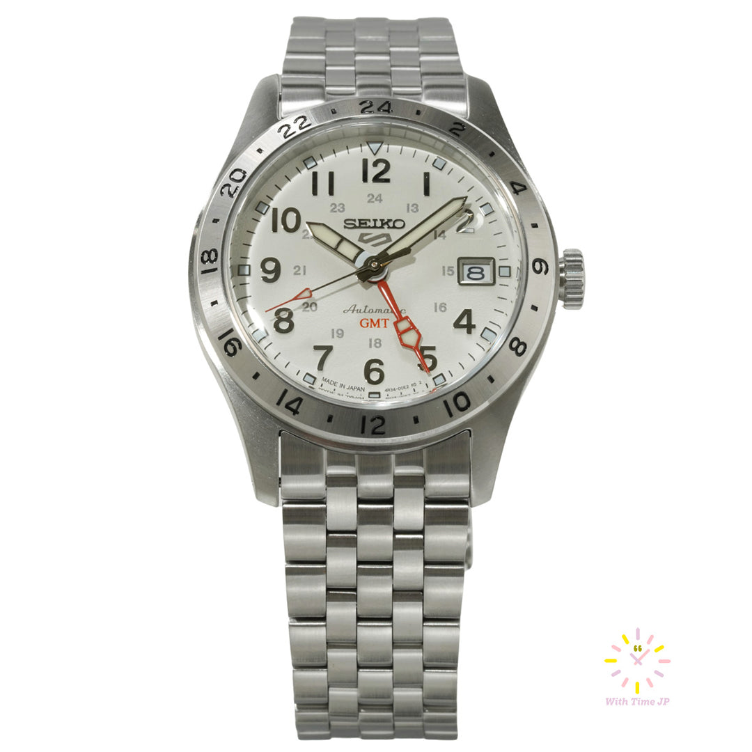 Seiko 5 Sports GMT SBSC009,Mechanical  watch,from front