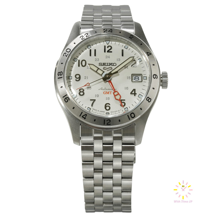 Seiko 5 Sports GMT SBSC009,Mechanical  watch,from front