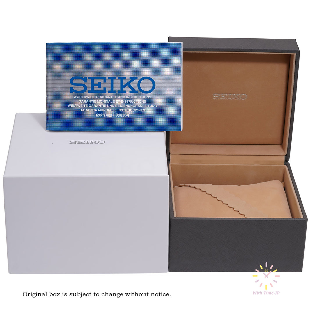 Seiko original box and international warranty card.