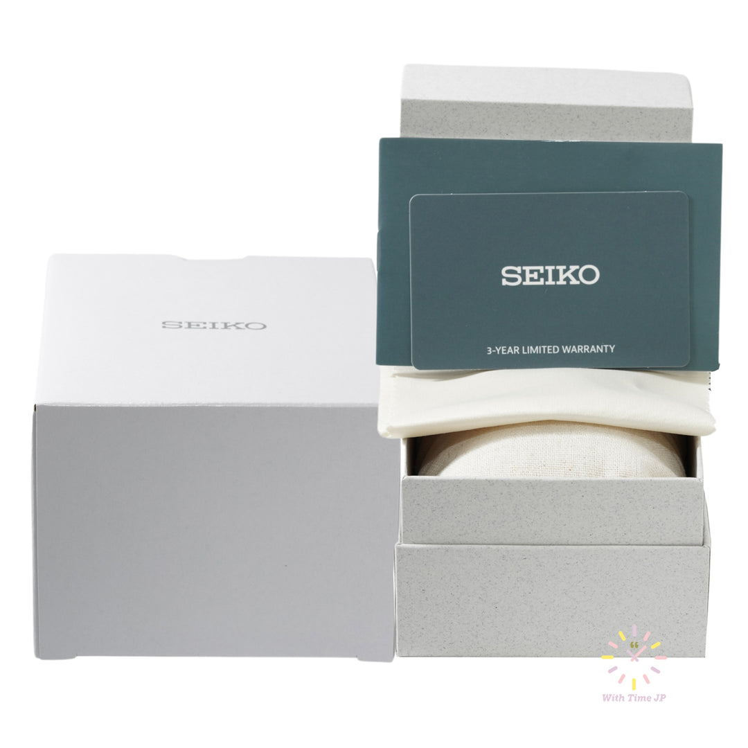 Seiko original box and 3-year international warranty.